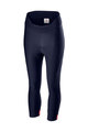 CASTELLI Cyklistické nohavice 3/4 bez trakov - VELOCISSIMA - modrá