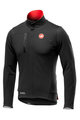 CASTELLI Cyklistická zateplená bunda - DOUBLE ESPRESSO - čierna