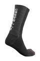 CASTELLI Cyklistické ponožky klasické - BANDITO WOOL 18 - čierna