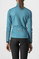 CASTELLI Cyklistická zateplená bunda - DINAMICA LADY WINTER - svetlo modrá