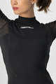CASTELLI Cyklistické tričko s dlhým rukávom - FLANDERS 2 WARM LADY - čierna