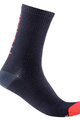 CASTELLI Cyklistické ponožky klasické - BANDITO WOOL 18 - modrá