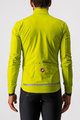 CASTELLI Cyklistická zateplená bunda - GO WINTER - žltá