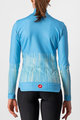 CASTELLI Cyklistický dres s dlhým rukávom zimný - SORPRESA LADY WINTER - svetlo modrá
