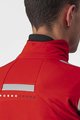 CASTELLI Cyklistická zateplená bunda - ALPHA RoS 2 - červená