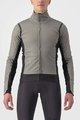 CASTELLI Cyklistická zateplená bunda - ALPHA RoS 2 - šedá/čierna