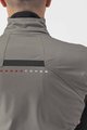 CASTELLI Cyklistická zateplená bunda - ALPHA RoS 2 - šedá/čierna