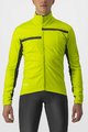 CASTELLI Cyklistická zateplená bunda - TRANSITION 2 - žltá