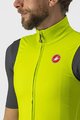 CASTELLI Cyklistická vesta - PRO THERMAL MID - žltá