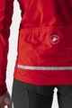 CASTELLI Cyklistická zateplená bunda - GO WINTER - červená
