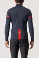 CASTELLI Cyklistický dres s dlhým rukávom zimný - FONDO 2 WINTER - modrá