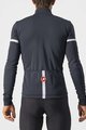 CASTELLI Cyklistický dres s dlhým rukávom zimný - FONDO 2 WINTER - antracitová