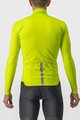 CASTELLI Cyklistický dres s dlhým rukávom zimný - PRO THERMAL - žltá