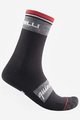 CASTELLI Cyklistické ponožky klasické - QUINDICI SOFT MERINO - čierna