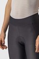 CASTELLI Cyklistické nohavice 3/4 bez trakov - VELOCISSIMA THERM W - čierna