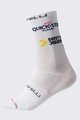 CASTELLI Cyklistické ponožky klasické - SOUDAL QUICK-STEP 23 - biela