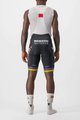 CASTELLI Cyklistické nohavice krátke s trakmi - SOUDAL QUICK-STEP 23 - čierna