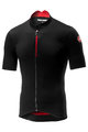 CASTELLI Cyklistický dres s krátkym rukávom - ESPRESSO - čierna