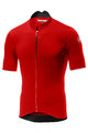 CASTELLI Cyklistický dres s krátkym rukávom - ESPRESSO - červená