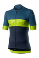 CASTELLI Cyklistický dres s krátkym rukávom - PROLOGO VI - modrá/zelená