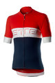 CASTELLI Cyklistický dres s krátkym rukávom - PROLOGO VI - červená/zelená/modrá