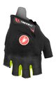 CASTELLI Cyklistické rukavice krátkoprsté - ARENBERG GEL - žltá/čierna