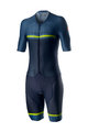 CASTELLI Cyklistická kombinéza - SANREMO 4 SPEED - modrá