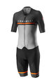 CASTELLI Cyklistická kombinéza - SANREMO 4 SPEED - čierna/šedá