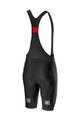 CASTELLI Cyklistické nohavice krátke s trakmi - ENTRATA - čierna