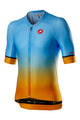 CASTELLI Cyklistický dres s krátkym rukávom - AERO RACE 6.0 - žltá/svetlo modrá