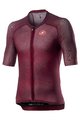 CASTELLI Cyklistický dres s krátkym rukávom - CLIMBER'S 3.0 - bordová