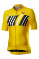 CASTELLI Cyklistický dres s krátkym rukávom - HORS CATEGORIE - žltá