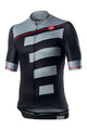 CASTELLI Cyklistický dres s krátkym rukávom - TROFEO - šedá/modrá