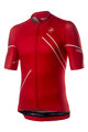 CASTELLI Cyklistický dres s krátkym rukávom - PASSO - červená