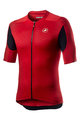 CASTELLI Cyklistický dres s krátkym rukávom - SUPERLEGGERA 2 - červená/čierna