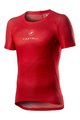 CASTELLI Cyklistické tričko s krátkym rukávom - PRO MESH - červená