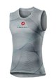 CASTELLI Cyklistické tričko bez rukávov - PRO MESH - šedá