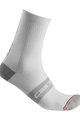 CASTELLI Cyklistické ponožky klasické - SUPERLEGGERA 12 - biela/šedá