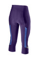 CASTELLI Cyklistické nohavice 3/4 bez trakov - VELOCISSIMA 2 LADY - fialová
