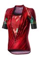 CASTELLI Cyklistický dres s krátkym rukávom - CLIMBER'S LADY - červená
