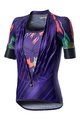 CASTELLI Cyklistický dres s krátkym rukávom - CLIMBER'S LADY - fialová