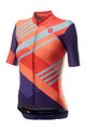 CASTELLI Cyklistický dres s krátkym rukávom - TALENTO LADY - viacfarebná/ružová