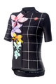 CASTELLI Cyklistický dres s krátkym rukávom - FIORITA LADY - čierna