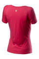 CASTELLI Cyklistické tričko s krátkym rukávom - LOGO W LADY - ružová