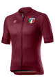 CASTELLI Cyklistický dres s krátkym rukávom - ITALIA 20 - bordová