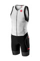 CASTELLI Cyklistická kombinéza - FREE SANREMO - čierna/biela