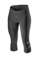 CASTELLI Cyklistické nohavice 3/4 bez trakov - VELOCISSIMA 2 LADY - šedá