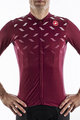 CASTELLI Cyklistický dres s krátkym rukávom - AVANTI - bordová