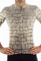 CASTELLI Cyklistický dres s krátkym rukávom - PAVE' - hnedá