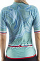 CASTELLI Cyklistický dres s krátkym rukávom - CLIMBER'S 2.0 LADY - tyrkysová/modrá